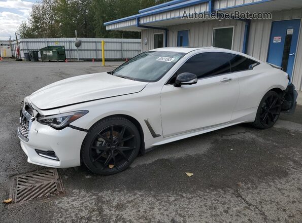 JN1EV7KL3MM470130 2021 INFINITI Q60 Белый Передняя левая четверть