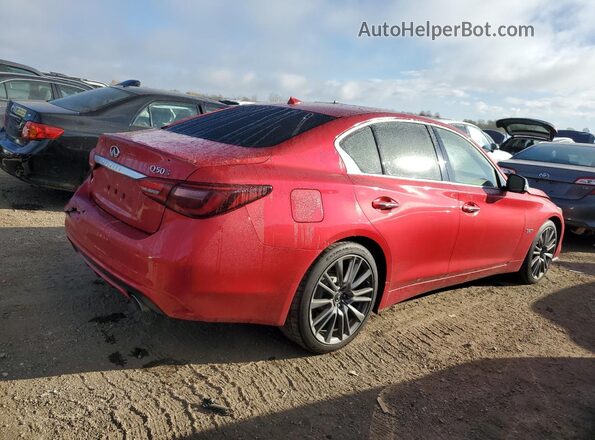 JN1FV7AR3JM481148 2018 INFINITI Q50 Красный Задняя правая четверть