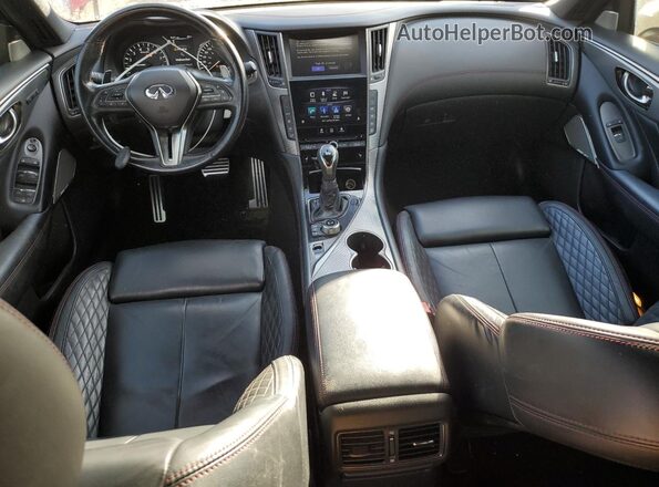 JN1FV7AR3JM481148 2018 INFINITI Q50 Красный Вид панели приборов