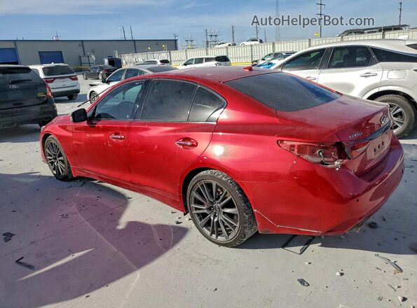 JN1FV7DP9NM370295 2022 INFINITI Q50 Red Trasero izquierdo