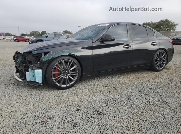 JN1FV7DPXPM570119 2023 INFINITI Q50 Черный Передняя левая четверть