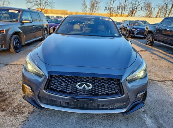 JN1FV7DR1MM880169 2021 INFINITI Q50 Серебряный Вид спереди