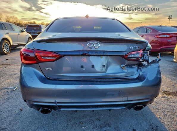 JN1FV7DR1MM880169 2021 INFINITI Q50 Серебряный Вид сзади