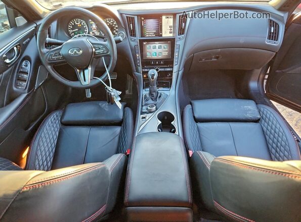 JN1FV7DR1MM880169 2021 INFINITI Q50 Серебряный Вид панели приборов