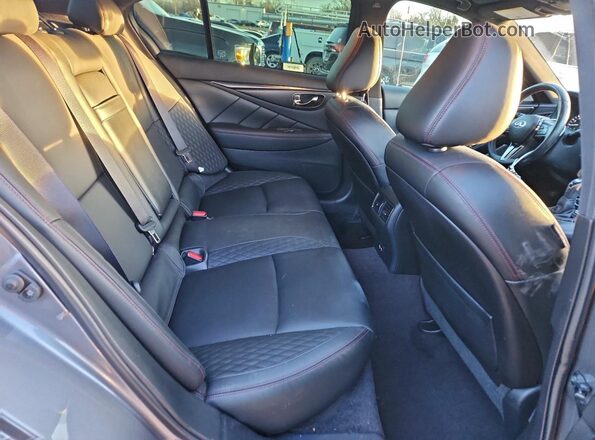 JN1FV7DR1MM880169 2021 INFINITI Q50 Серебряный Вид задних сидений