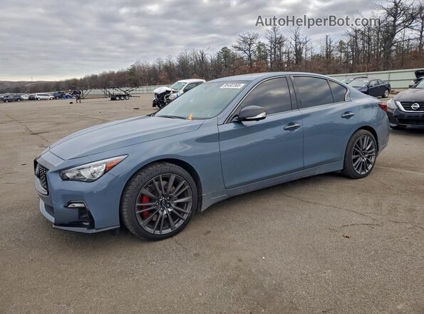 JN1FV7DR5PM590151 2023 INFINITI Q50 Blue Передня ліва чверть