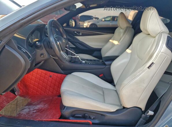 JN1FV7LK5MM530032 2021 INFINITI Q60 Gray Widok wnętrza z przodu