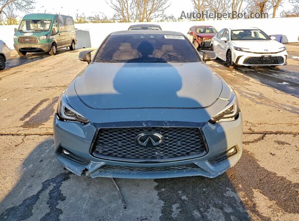 JN1FV7LK5MM530032 2021 INFINITI Q60 Gray Widok z przodu