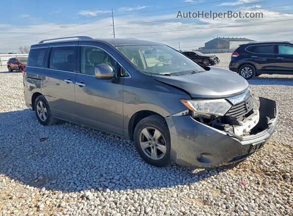 JN8AE2KP4G9156631 2016 NISSAN QUEST Gray Delantero derecho