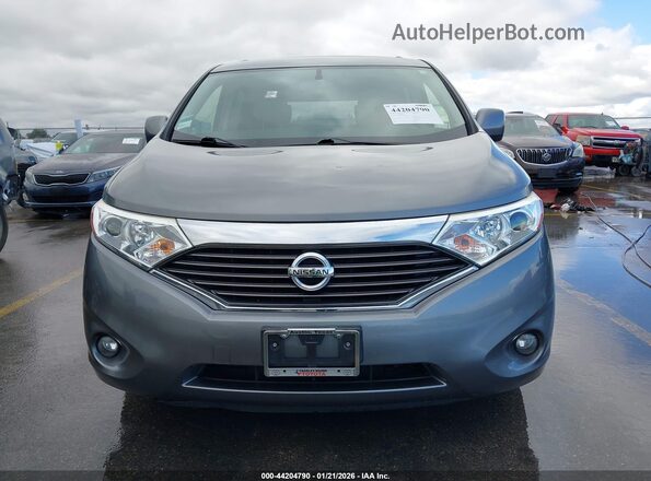 JN8AE2KP5H9165680 2017 NISSAN QUEST Серый Вид щитка приборов
