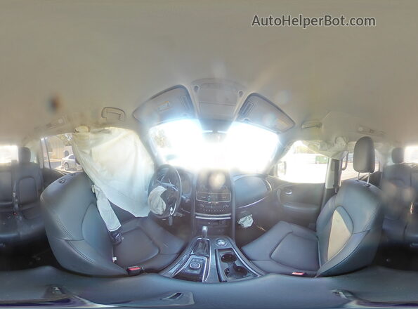 JN8AY2AC1P9181797 2023 NISSAN ARMADA White Widok wnętrza 360 stopni