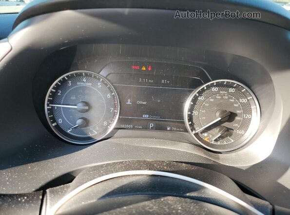 JN8AY2AC2N9161524 2022 NISSAN ARMADA Gray Instrument cluster view