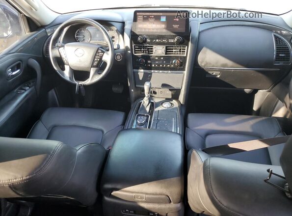 JN8AY2AC2N9161524 2022 NISSAN ARMADA Gray Dashboard view