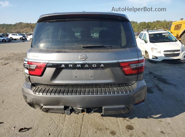 JN8AY2AC2N9161524 2022 NISSAN ARMADA Gray Rear view