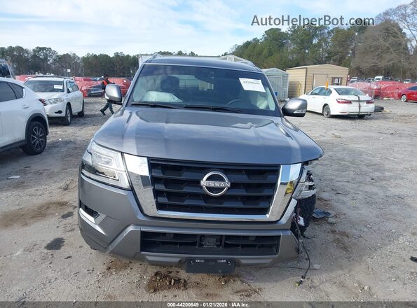JN8AY2AC6N9160876 2022 NISSAN ARMADA Серый Вид щитка приборов