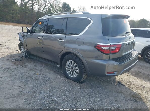 JN8AY2AC6N9160876 2022 NISSAN ARMADA Серый Задняя левая четверть