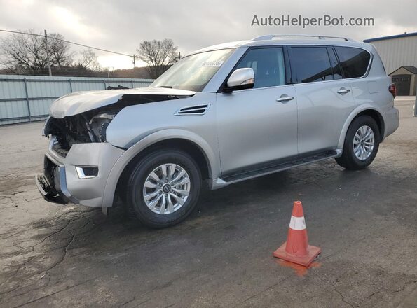 JN8AY2AD1R9709723 2024 NISSAN ARMADA Silver Przód lewy