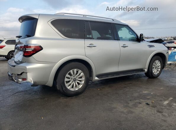 JN8AY2AD1R9709723 2024 NISSAN ARMADA Silver Tył prawy