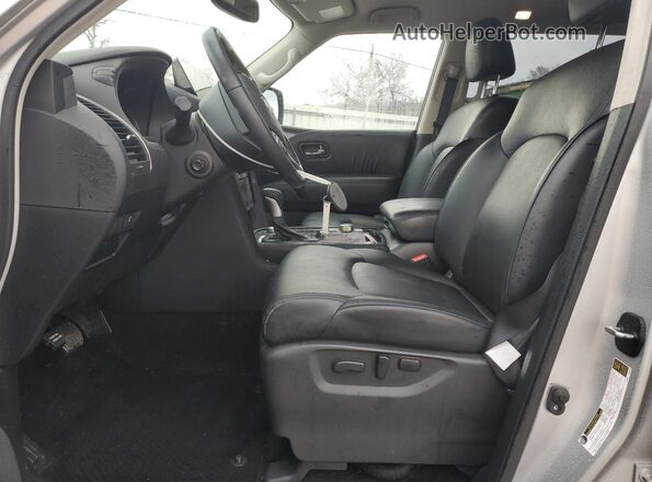 JN8AY2AD1R9709723 2024 NISSAN ARMADA Silver Widok wnętrza z przodu
