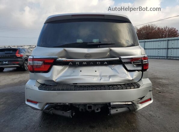 JN8AY2AD1R9709723 2024 NISSAN ARMADA Silver Widok z tyłu