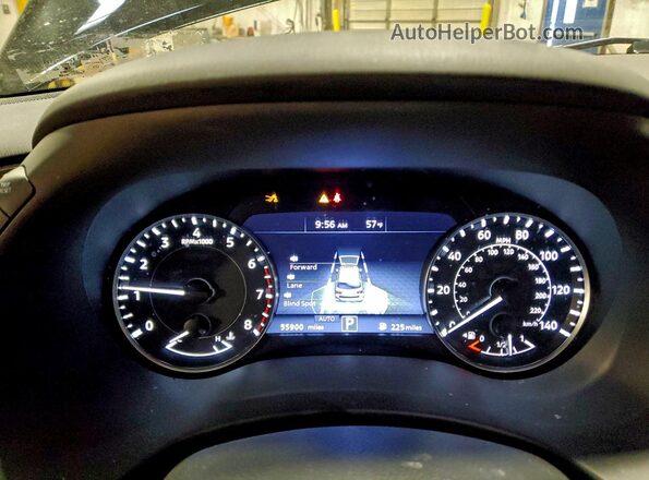 JN8AY2AD9M9662496 2021 NISSAN ARMADA Черный Вид щитка приборов