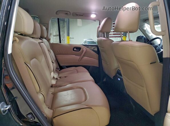 JN8AY2AD9M9662496 2021 NISSAN ARMADA Черный Вид задней части салона