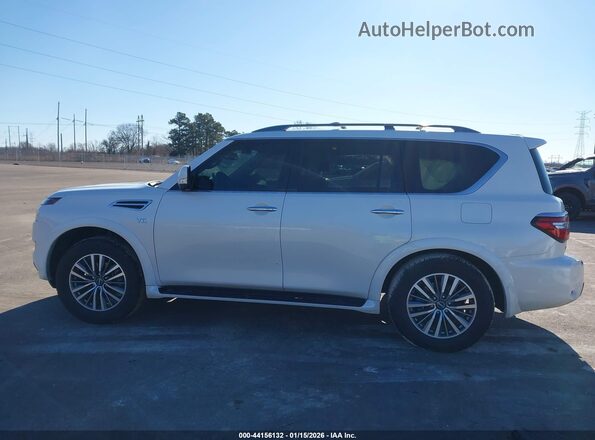 JN8AY2BA6M9370874 2021 NISSAN ARMADA Белый Панорамный вид салона 360°