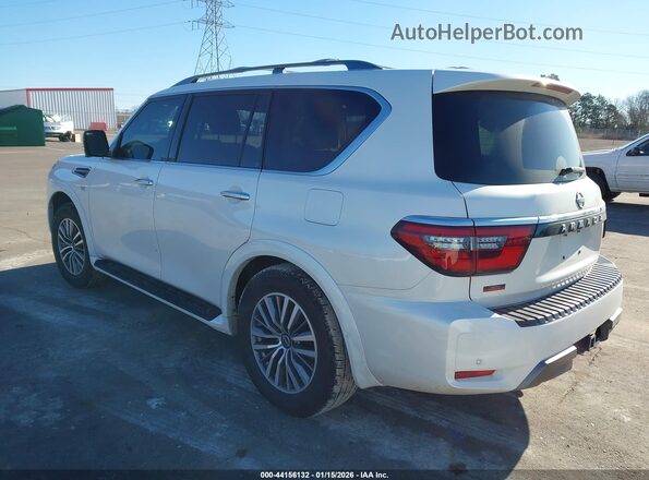 JN8AY2BA6M9370874 2021 NISSAN ARMADA Белый Задняя левая четверть