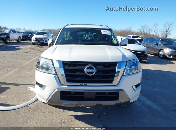 JN8AY2BA6M9370874 2021 NISSAN ARMADA Белый Вид щитка приборов