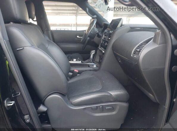 JN8AY2BA6P9405787 2023 NISSAN ARMADA Черный Вид салона спереди