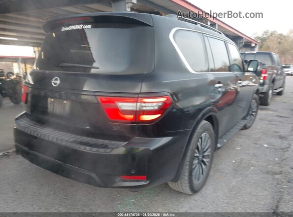 JN8AY2BA6P9405787 2023 NISSAN ARMADA Черный Задняя правая четверть