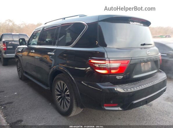 JN8AY2BA6P9405787 2023 NISSAN ARMADA Черный Задняя левая четверть