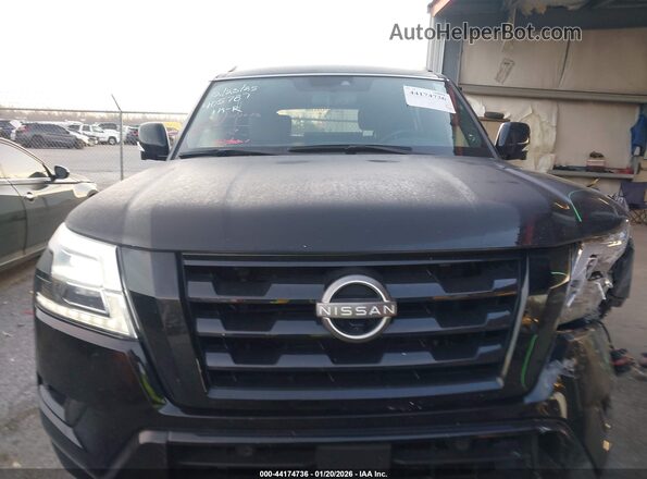JN8AY2BA6P9405787 2023 NISSAN ARMADA Черный Вид щитка приборов