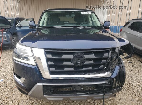 JN8AY2BB5R9852851 2024 NISSAN ARMADA Синий Панорамный вид салона 360°