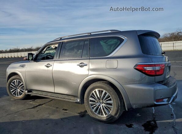 JN8AY2BC8P9182489 2023 NISSAN ARMADA Серый Задняя левая четверть