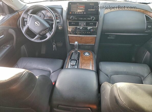 JN8AY2BC8P9182489 2023 NISSAN ARMADA Серый Вид панели приборов