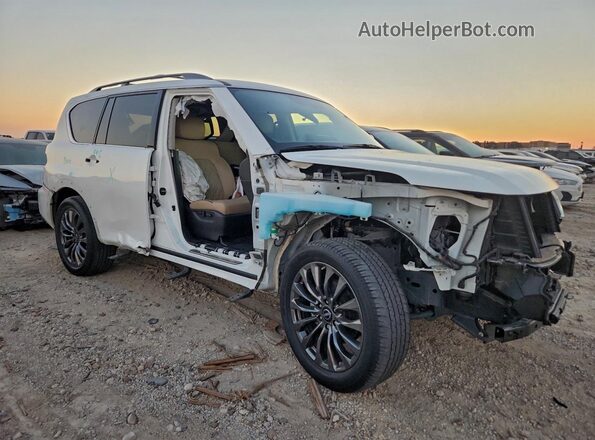 JN8AY2CC0M9145334 2021 NISSAN ARMADA Белый Передняя правая четверть