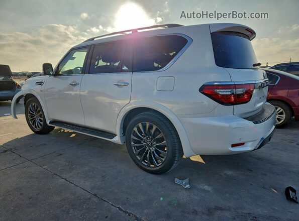 JN8AY2CC0M9145334 2021 NISSAN ARMADA Белый Задняя левая четверть