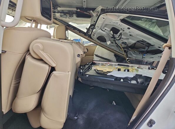 JN8AY2CC0M9145334 2021 NISSAN ARMADA Белый Вид задних сидений