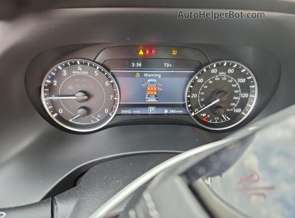 JN8AY2CC0M9145334 2021 NISSAN ARMADA Белый Вид щитка приборов