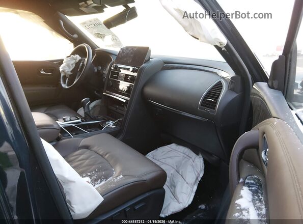 JN8AY2CD7P9692629 2023 NISSAN ARMADA Blue Widok wnętrza z przodu