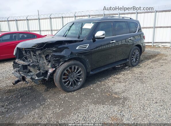 JN8AY2DAXP9401240 2023 NISSAN ARMADA Черный Передняя левая четверть