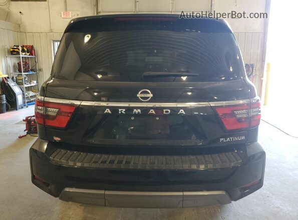 JN8AY2DB2N9810502 2022 NISSAN ARMADA Black Rear view