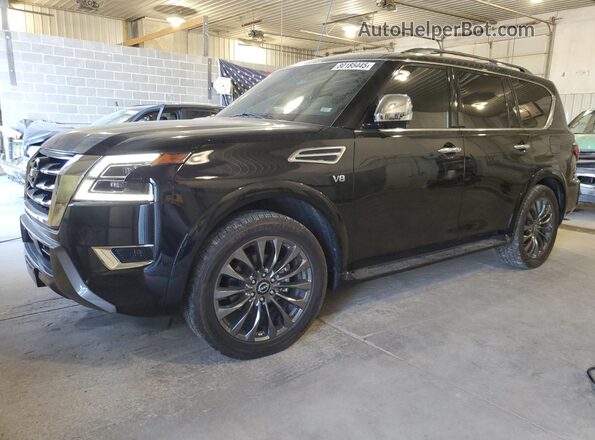 JN8AY2DB2N9810502 2022 NISSAN ARMADA Black Front left