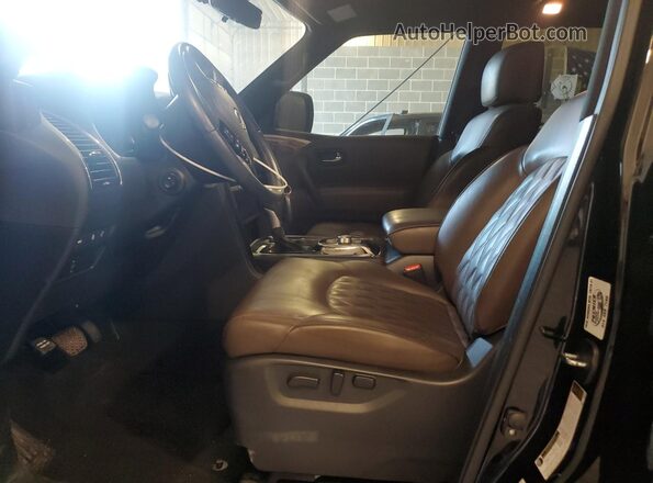 JN8AY2DB2N9810502 2022 NISSAN ARMADA Black Front interior view