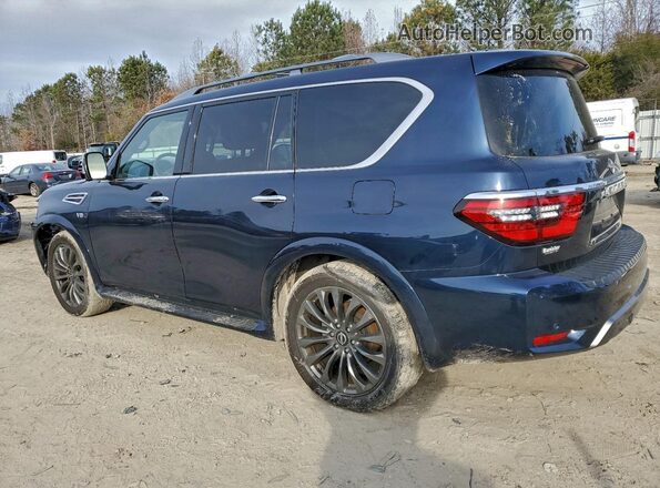 JN8AY2DB2N9811732 2022 NISSAN ARMADA Синий Задняя левая четверть