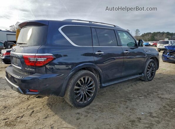 JN8AY2DB2N9811732 2022 NISSAN ARMADA Синий Задняя правая четверть