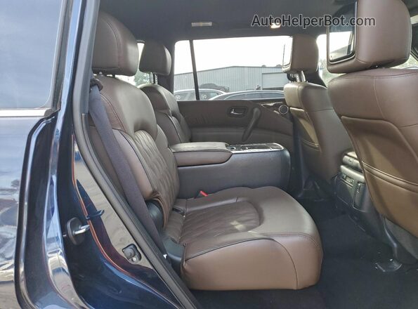 JN8AY2DB2N9811732 2022 NISSAN ARMADA Синий Вид задней части салона