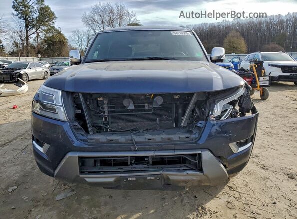 JN8AY2DB2N9811732 2022 NISSAN ARMADA Синий Вид спереди