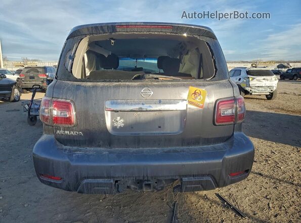 JN8AY2NC8K9587207 2019 NISSAN ARMADA Серый Вид сзади